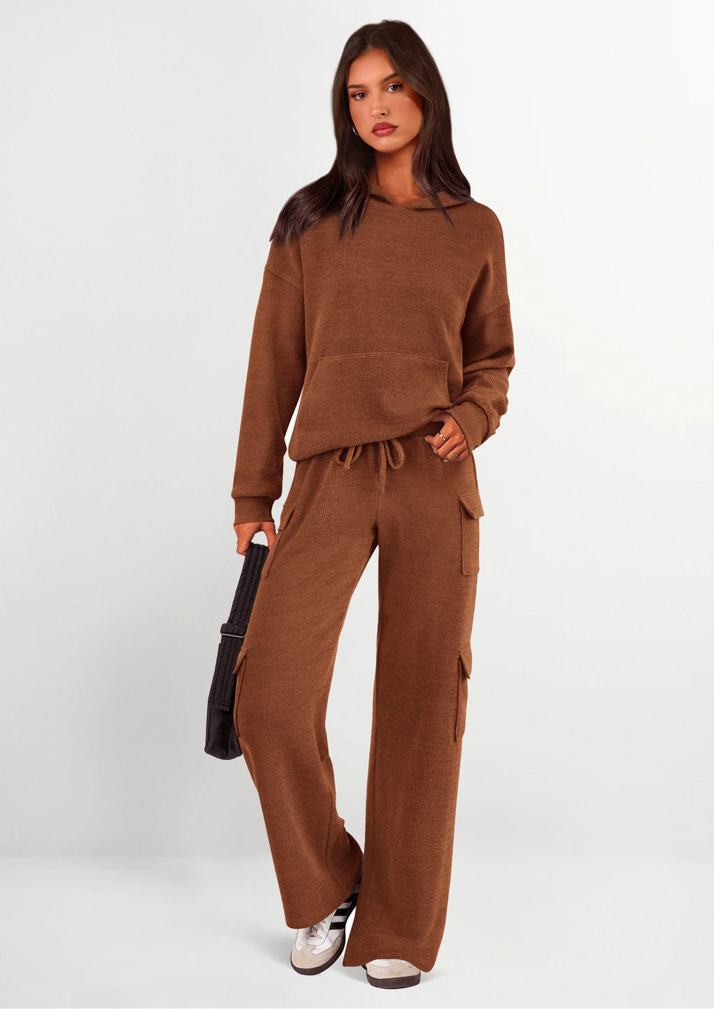 2 Piece Sets For Women Fall Sweatsuits Outfits Lounge Matching Hoodie Set Travel Track Suits Winter Clothes