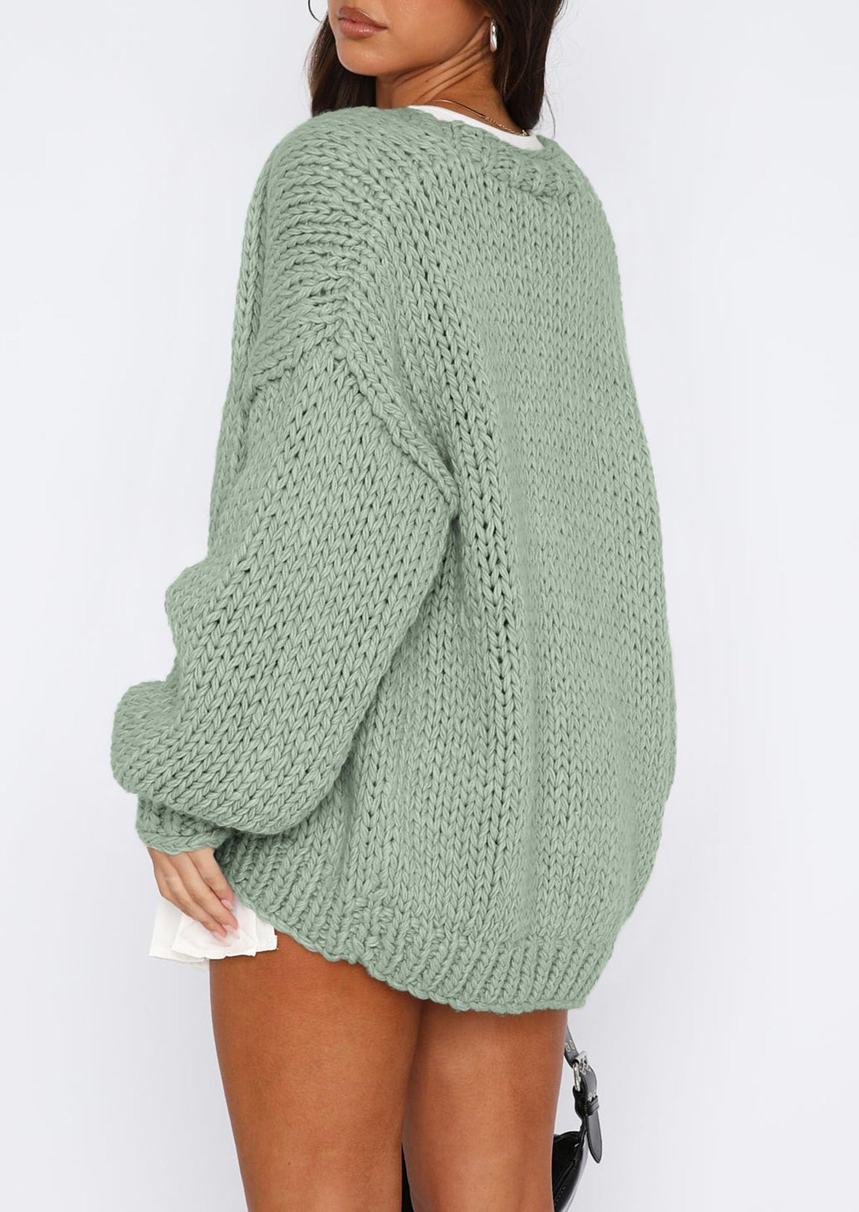 Cardigan Sweaters for Women Trendy Fall Fashion Long Sleeve Chunky Knit Cardigans Winter Clothing Outfits