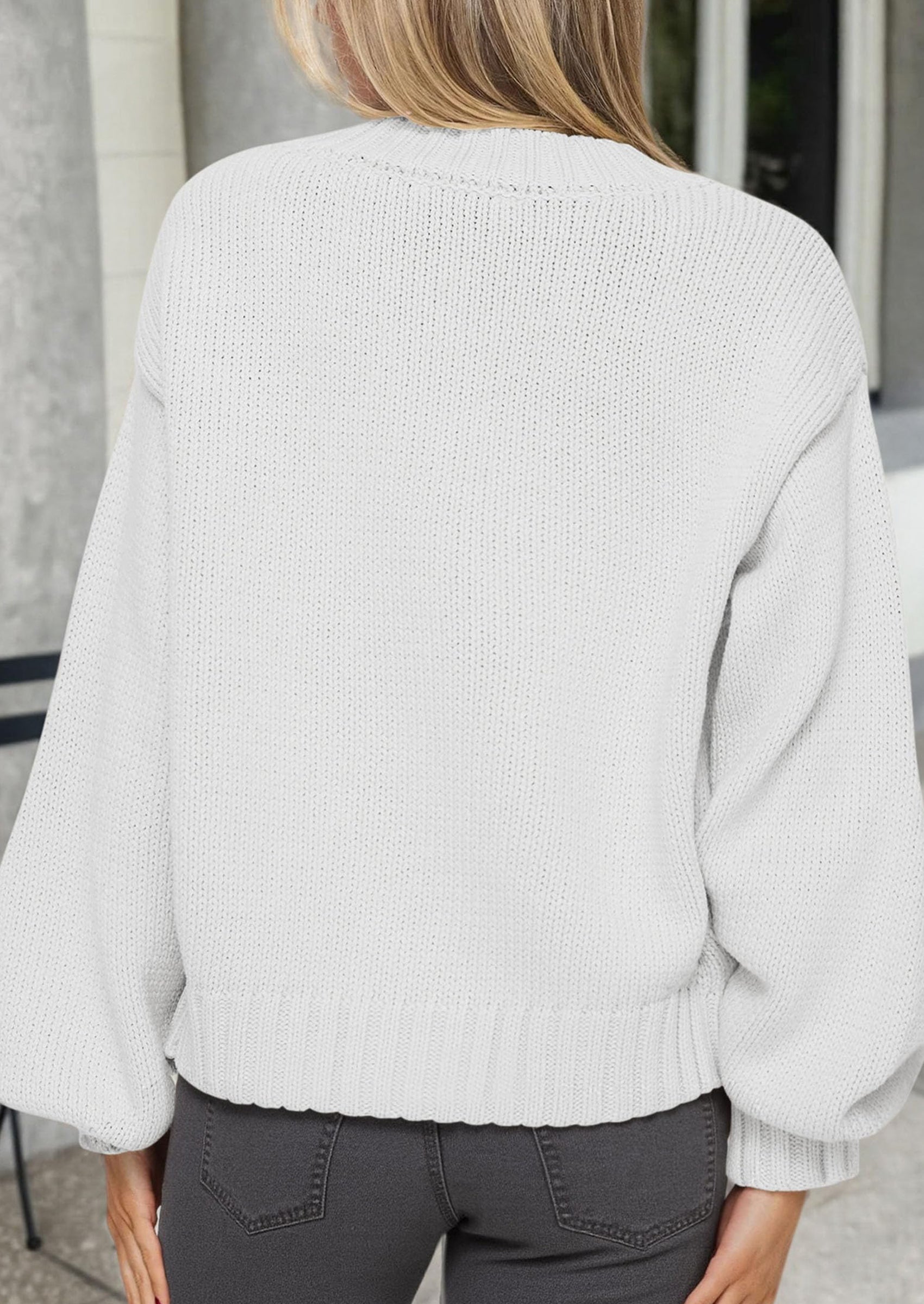 Women's Winter Cardigan Sweaters Trendy Chunky Knit Long Sleeve Button Up Casual Warm Fall Jackets Coats