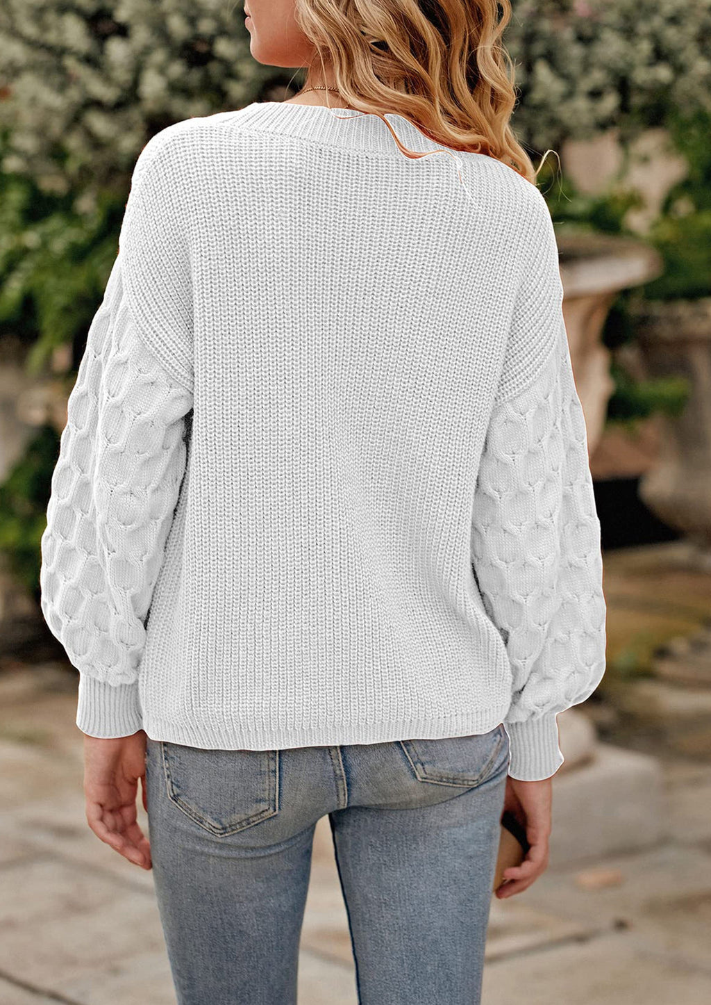 Women's Fall Pullover Sweater Casual Long Sleeve Loose Chunky Knit Tops Blouse Winter Fashion Clothing