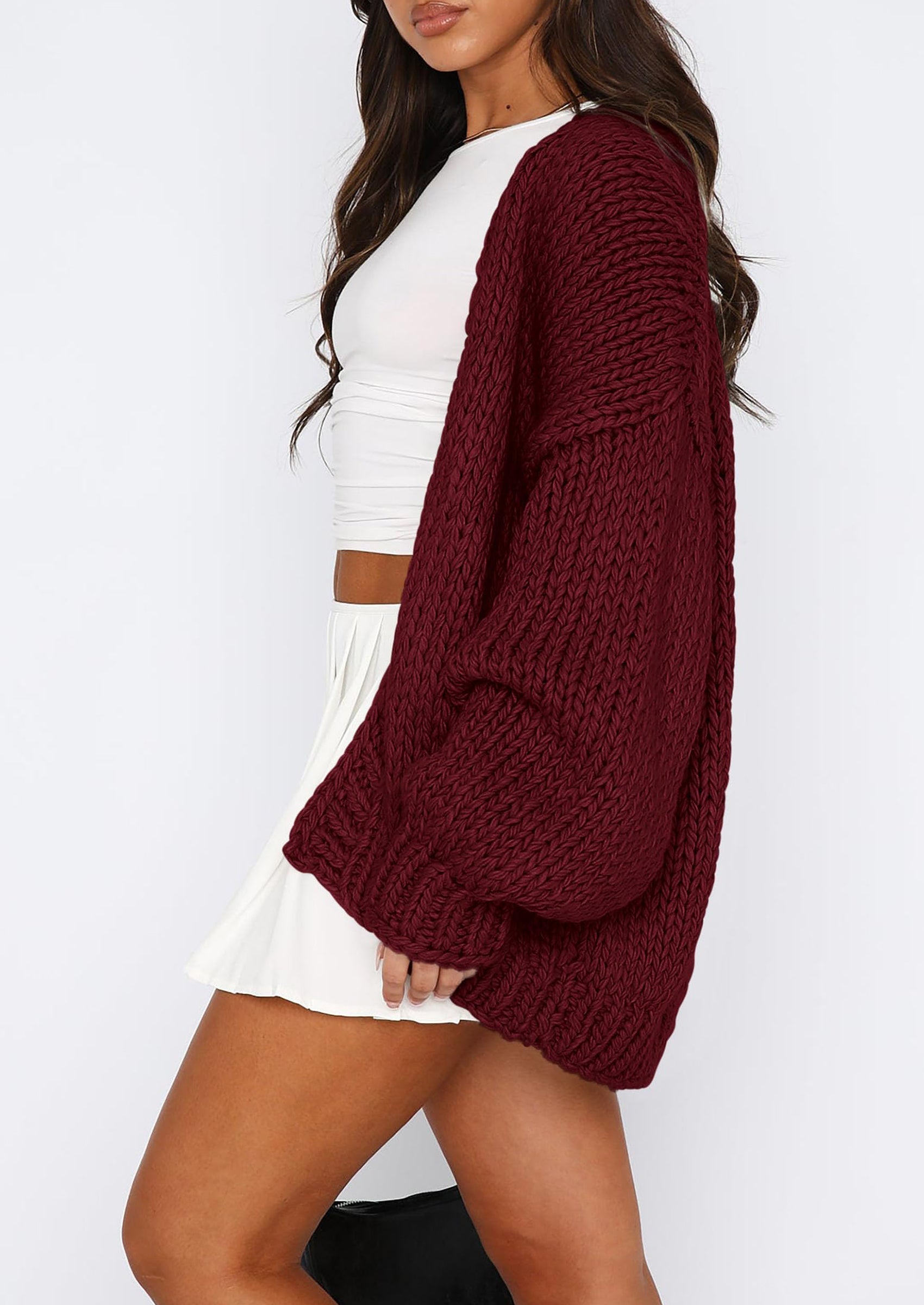 Cardigan Sweaters for Women Trendy Fall Fashion Long Sleeve Chunky Knit Cardigans Winter Clothing Outfits