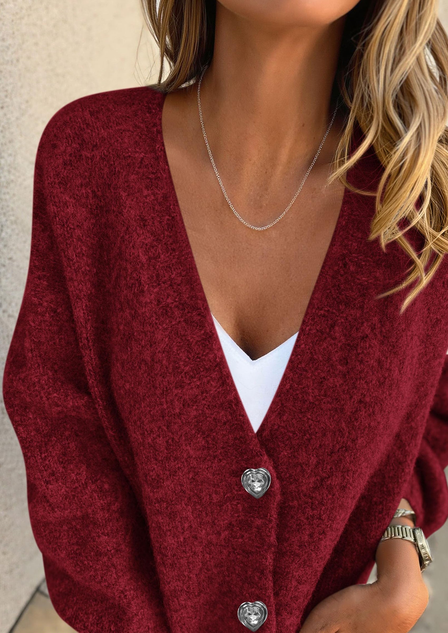 Cardigan Sweaters for Women Trendy Fall Long Sleeve Button Down Oversized Chunky Knit Sweater Outerwear